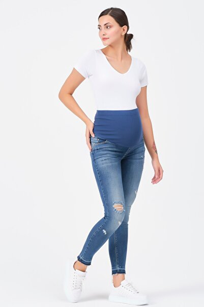 BUSA Hamile Jean Skinny Mavi