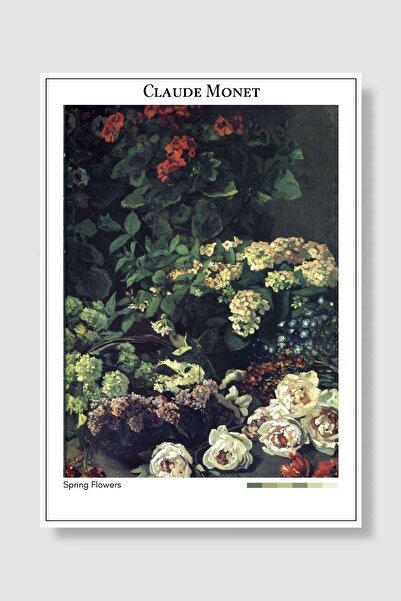 kubdekor Claude Monet Spring Flowers Poster