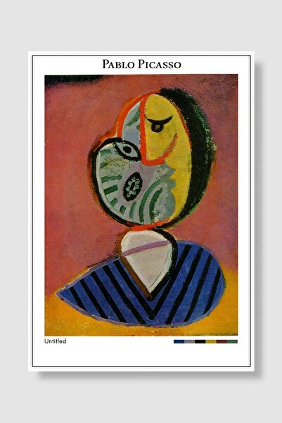 kubdekor Pablo Picasso Untitled PosterSanatsal Duvar Tablosu Duvar Posteri Çe...