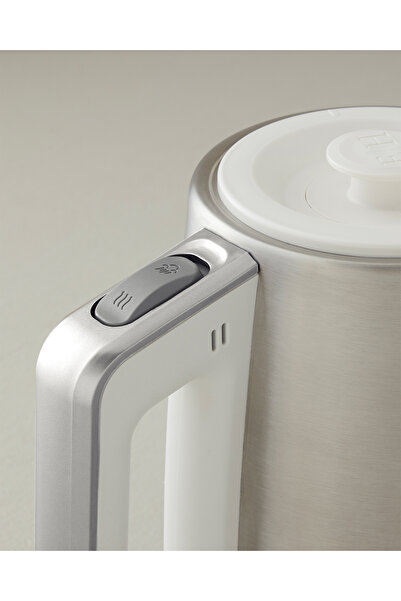 English Home CMK 6010 Inox Tea Machine and Kettle - White and Chrome