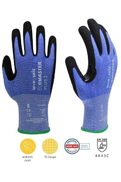 2A İş Güvenliği Kişisel Koruyucu Donanımlar 2A WR Plus C (4) Kesilmez Parmak Arası Takviyeli Köpük Nitril Eldiven
