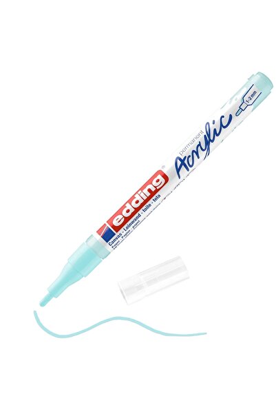 Edding قلم أكريليك برأس رفيع 1-2 مم أزرق فاتح 5300 رقم: 916