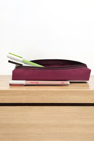 Brons Κόκκινο Claret Red Mini Μολυβοθήκη Λουκάνικου