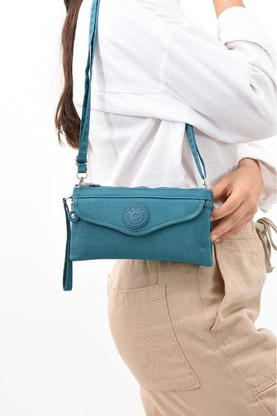 Baginn Mini Geanta Crossbody Portofel Geanta de mana Utilizare Functionala Geanta de umar Poștaș 22 Cm Lățime