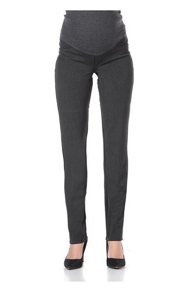 BUSA Pregnant Gabardine Trousers Gray