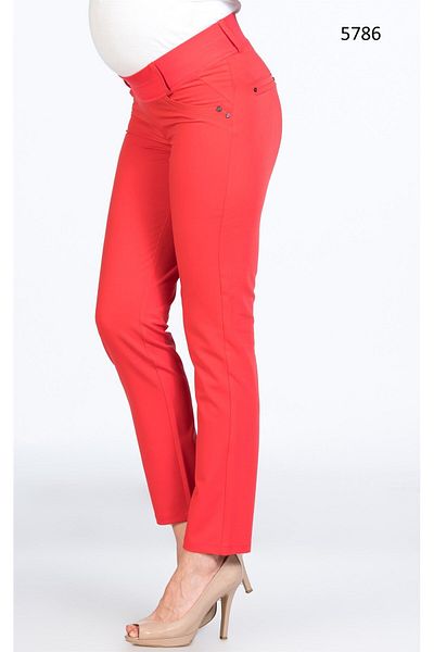 BUSA Pantaloni Gradina Gabardina Rosii