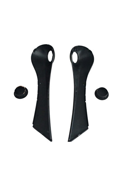 ESY DİZAYN Renault Megane 2 İçin Ön Kapı İç Çekme Kolçağı Üst Kapak Takımı Sağ Sol Siyah 7701475316-7701475315