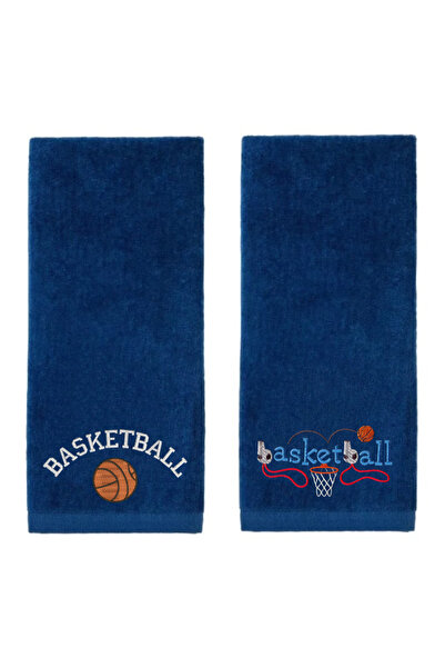 Ursa كرة السلة بوتاسي-الكتابة المطرزة 2 قطعة منشفة رياضية 2 قطعة 50X90