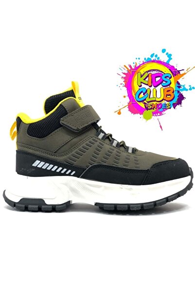 KOCAMANLAR أحذية أطفال للجنسين - كول تايجر، نعل مضاد للانزلاق لتقويم العظام، كاكي