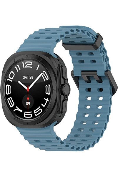 Deppo Trend Samsung Galaxy Watch Ultra 47mm Uyumlu Kordon Liquid Silikon Spor...