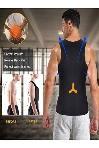 Ankaflex Unisex Zippered Slimming Sauna Vest - Enhanced Athlete Fitness and Body Shaping