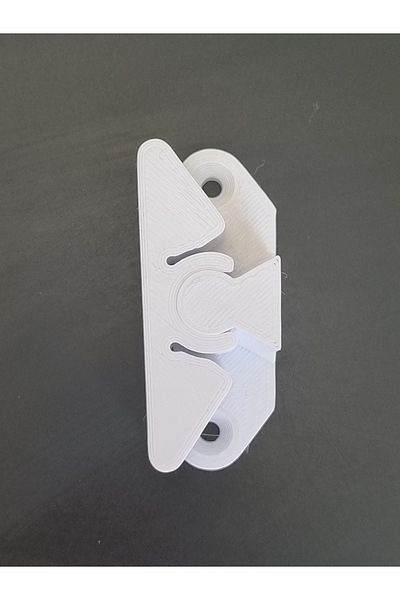 Akibo Durable Fly Screen Set White (4 Pcs) - Reinforced Fly Screen Handle and Fly Screen Snap