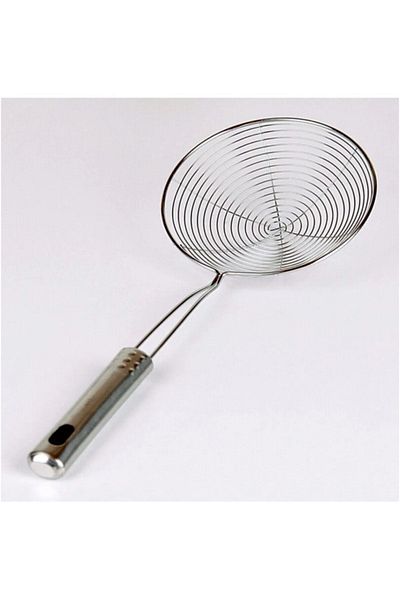 Hilamingo Home Frying Strainer, Oil Strainer, Steel Wire Ladle