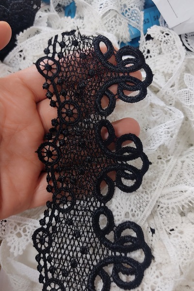 DUAYEN Güpür Dantel Kenar Oyuntulu 1 Metre En Guzel Kıyafetler Için