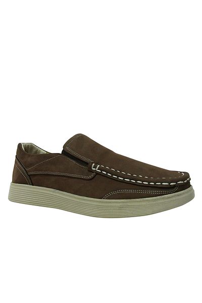 Master Brown Laceless Moccasin Anatomical Comfort Shoes