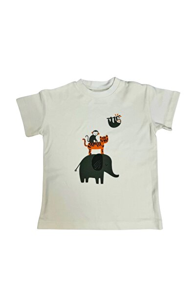 Messido Animal Print Short Sleeve Baby and Kids Pajamas Set (1-5 Years)