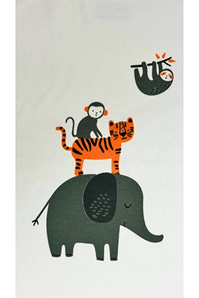 Messido Animal Print Short Sleeve Baby and Kids Pajamas Set (1-5 Years)