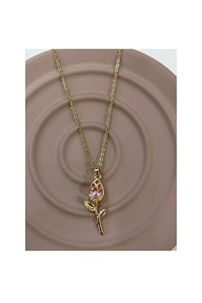 ESJ الفولاذ المقاوم للصدأ توليب قلادة المرأة E801