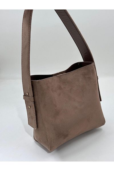 H&D COLLECTİON велурена чанта през рамо