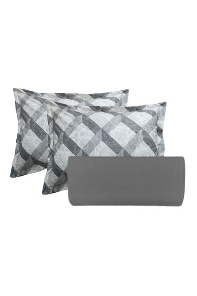 GÜLLÜCE HOME Double*Fitted Sheet*Flywheel Pillowcase