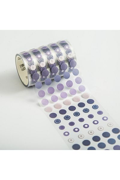 GUGUK Purple Sparkle Points Roll Tape (Ggk-Zn005)