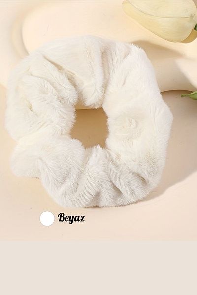 PREGIO Women's Plush Soft Furry Bagel Hair Clip