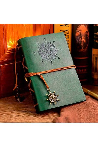 MRShopping Mr Nautical Notebook Classic Pu Leather Cover Notepad Retro Pendant Special Design Gift Agenda