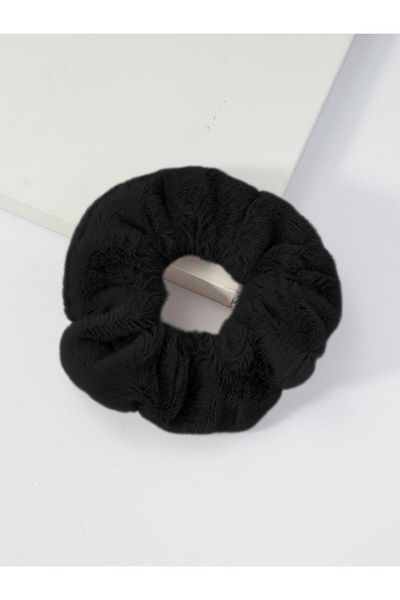 PREGIO Women's Plush Soft Furry Bagel Hair Clip