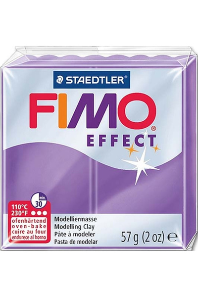 Staedtler Fimo Effect Polimer Kil 57Gr. Translucent Purple