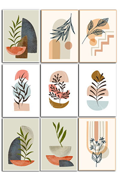 TELLGRAF مجموعة بطاقات بريدية تحت عنوان النمط (10x15 سم 9 قطع)