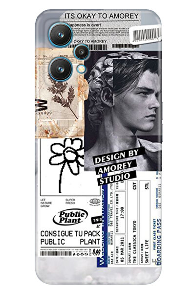 realme 9 Pro Uyumlu Kılıf Realme 9 Pro Telefon Kılıfı Baskılı Amorey