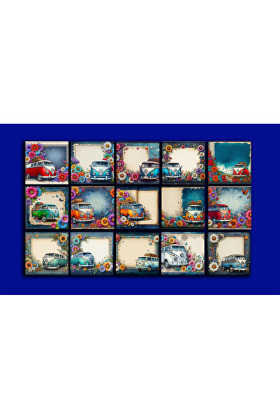 TELLGRAF مجموعة بطاقات بريدية تحت عنوان فوسفوس (10 × 10 سم، 15 قطعة)