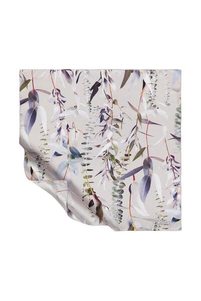 ipekevi Μεταξωτό μαντήλι - Shepherd καρό - Ασημί