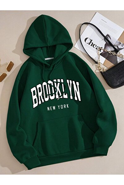 Flaubert Brooklyn Printed Unisex Sweatshirt - 3 Thread Compact Cotton Hodies