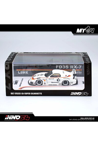 Inno 64 Models Inno 1/64 MAZDA RX7 (FD3S) LB-SUPER SILHOUETTE IN64-LBWK-RX7-02