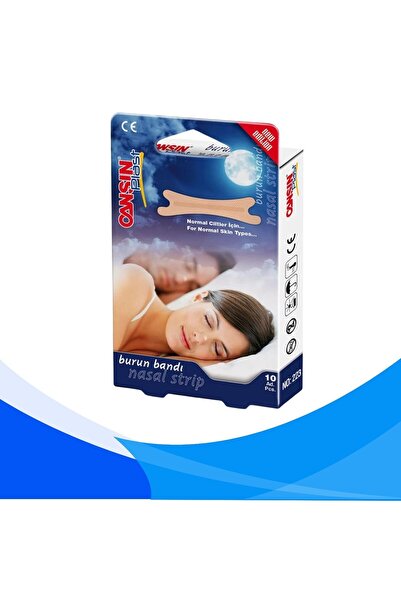 CANSIN Burun bandı Cansın Plast Horlama Bandı Burun Tıkanıklığı Giderici Raha...