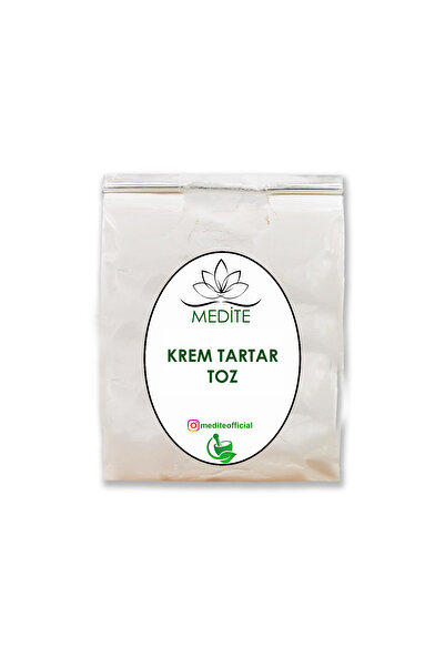 Medite Organik مسحوق التارتار الكريمي (بيتارات البوتاسيوم) منتج جديد 60 جرام