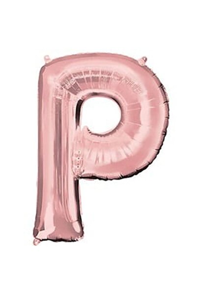 DÜVENCİ TİCARET Rose Gold Letter Foil Balloon