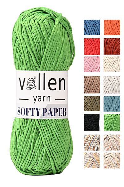 vollen yarn Μαλακό χάρτινο σχοινί Raffia, Πέτρες χόμπι, Πέτρα πλεξίματος χειρός, Πέτρα καπέλων και καπέλων