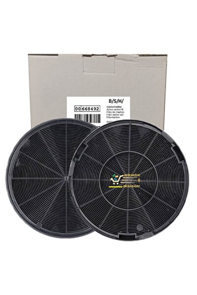 Bosch LC40655/04 Davlumbaz Karbon Filtresi 2li 1Takım Bacasız Aspiratör Kömür...