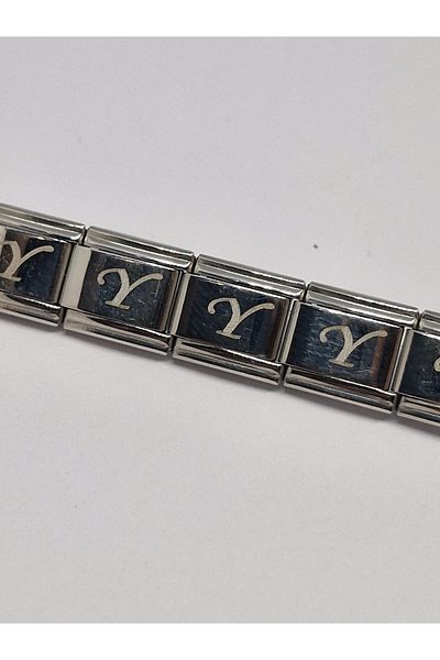 RoseCo00 1 Piece Italian Steel Charm Bracelet