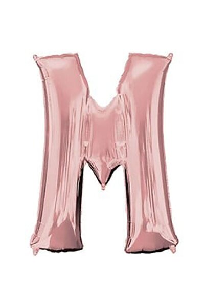 DÜVENCİ TİCARET Rose Gold Letter Foil Balloon
