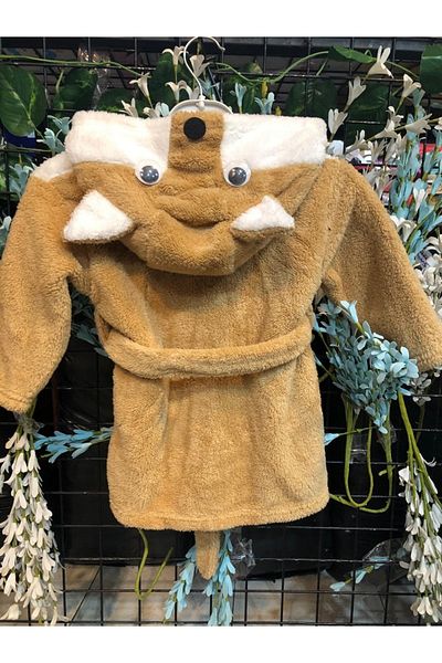 Mıstık Bebe Hooded Children's Bathrobe