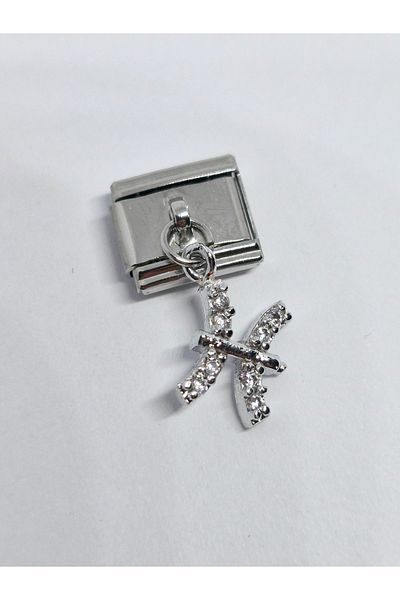 RoseCo00 Pisces Italian Bracelet Charm