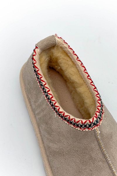 Shoebutik Μπεζ παντόφλες μπισκότων