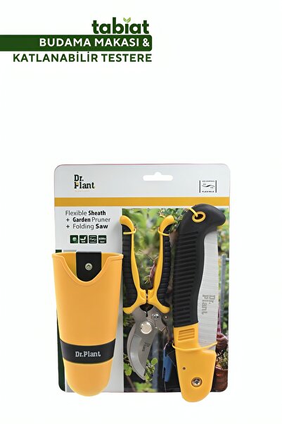 tabiatstore Dr. Plant Paslanmaz Çelik Budama Makası & Katlanabilir Testere Se...