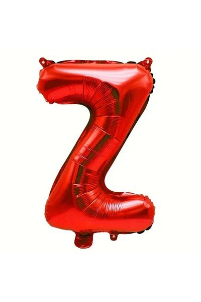 DÜVENCİ TİCARET Red Letter Foil Balloon 16 Inch 36 cm