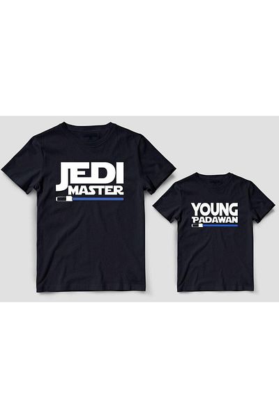 Tshirthane Μπλουζάκι Father Son Jedi Master Zıbın (ΠΡΟΣΘΗΚΗ 2 ΤΕΜΑΧΙΩΝ ΣΤΟ ΚΑΛΑΘΙ ΓΙΑ ΝΑ ΚΑΝΕΤΕ ΣΥΝΔΥΑΣΜΟ ΤΙΜΗΣ ΕΝΑ ΜΟΝΟ ΠΡΟΪΟΝ)