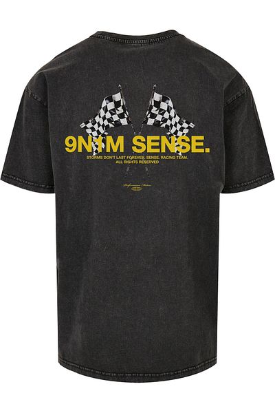 9N1M SENSE SENSE Tee Washed Race Flags