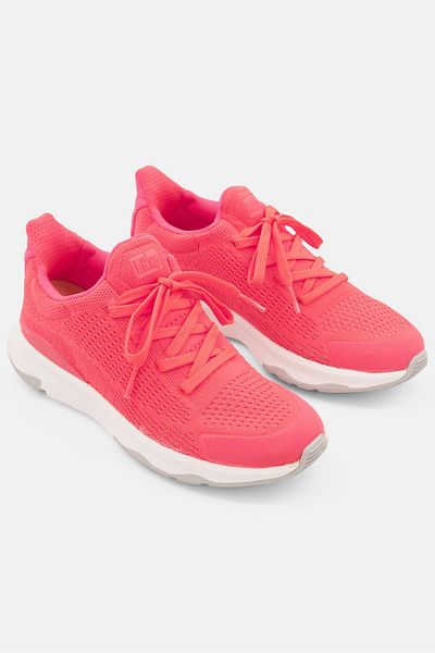 Fitflop Women Vitamin Ffx Knit Sport Shoes, Neon Orange